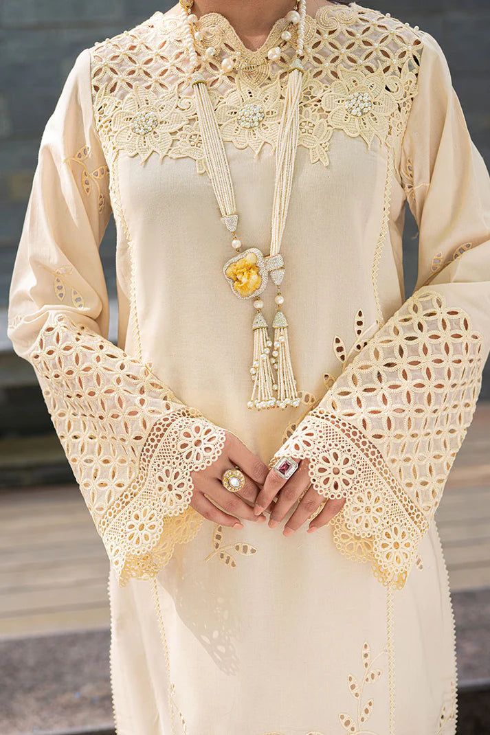 Chikankari Embroidered