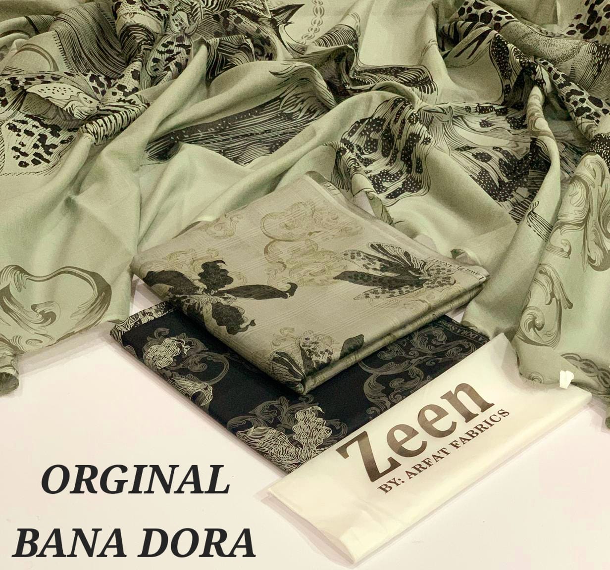 3pc Printed Lawn
