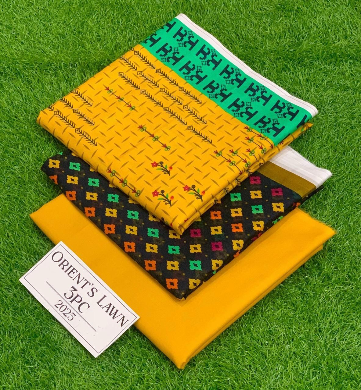 3Pc Printed Lawn