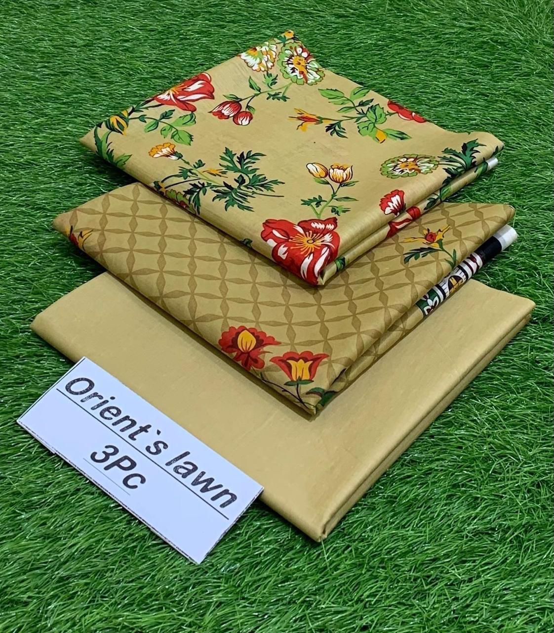 3Pc Printed Lawn