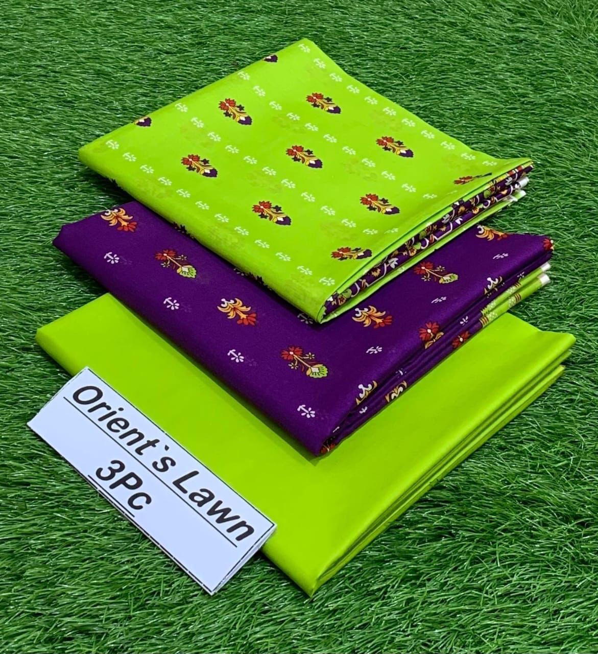 3Pc Printed Lawn