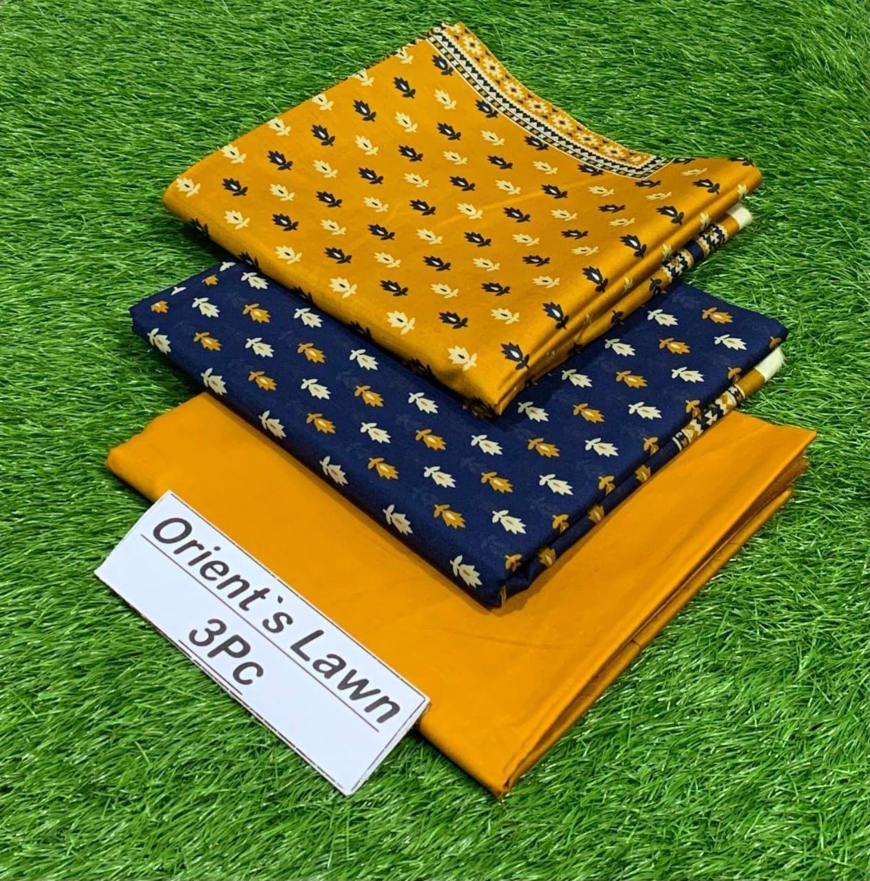 3Pc Printed Lawn