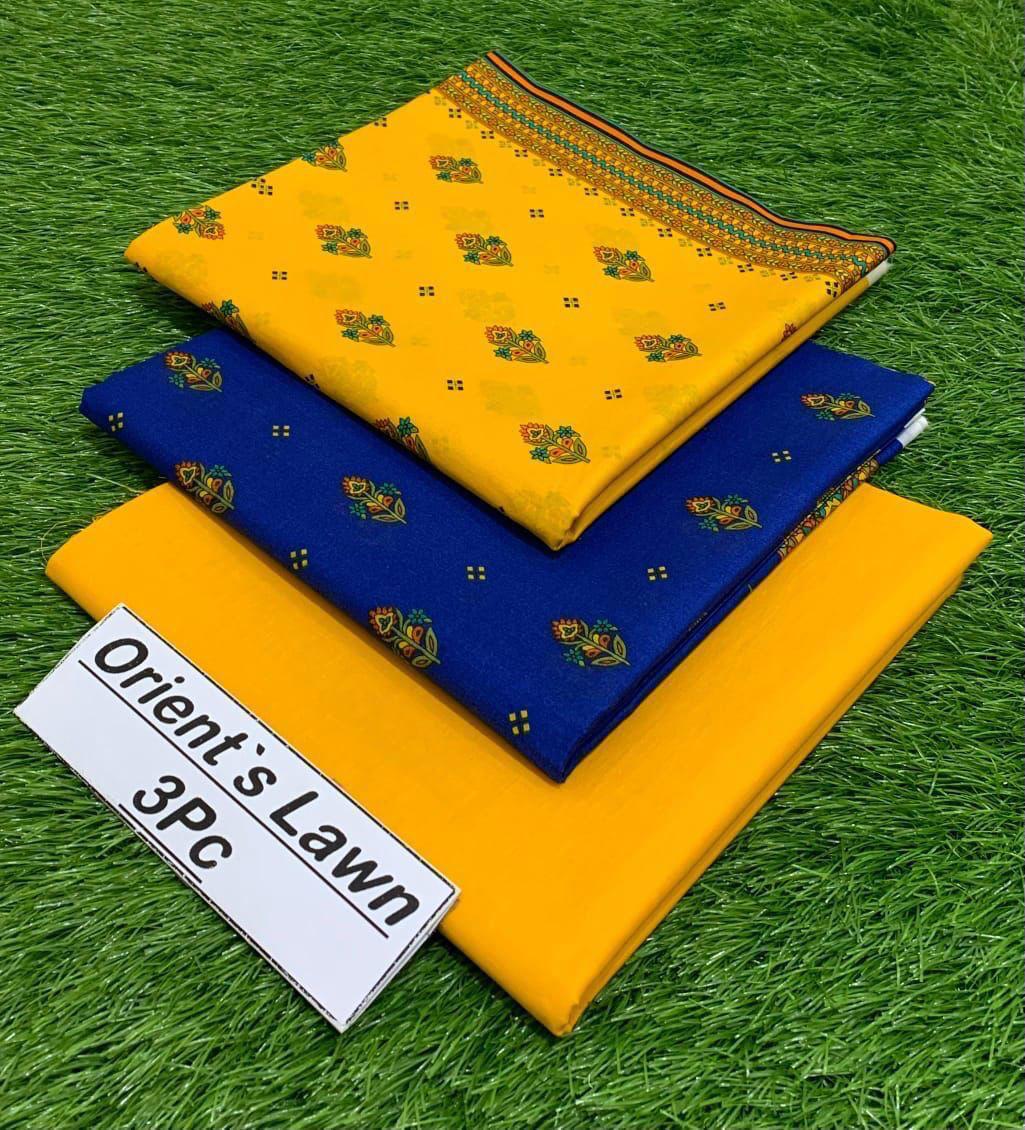 3Pc Printed Lawn
