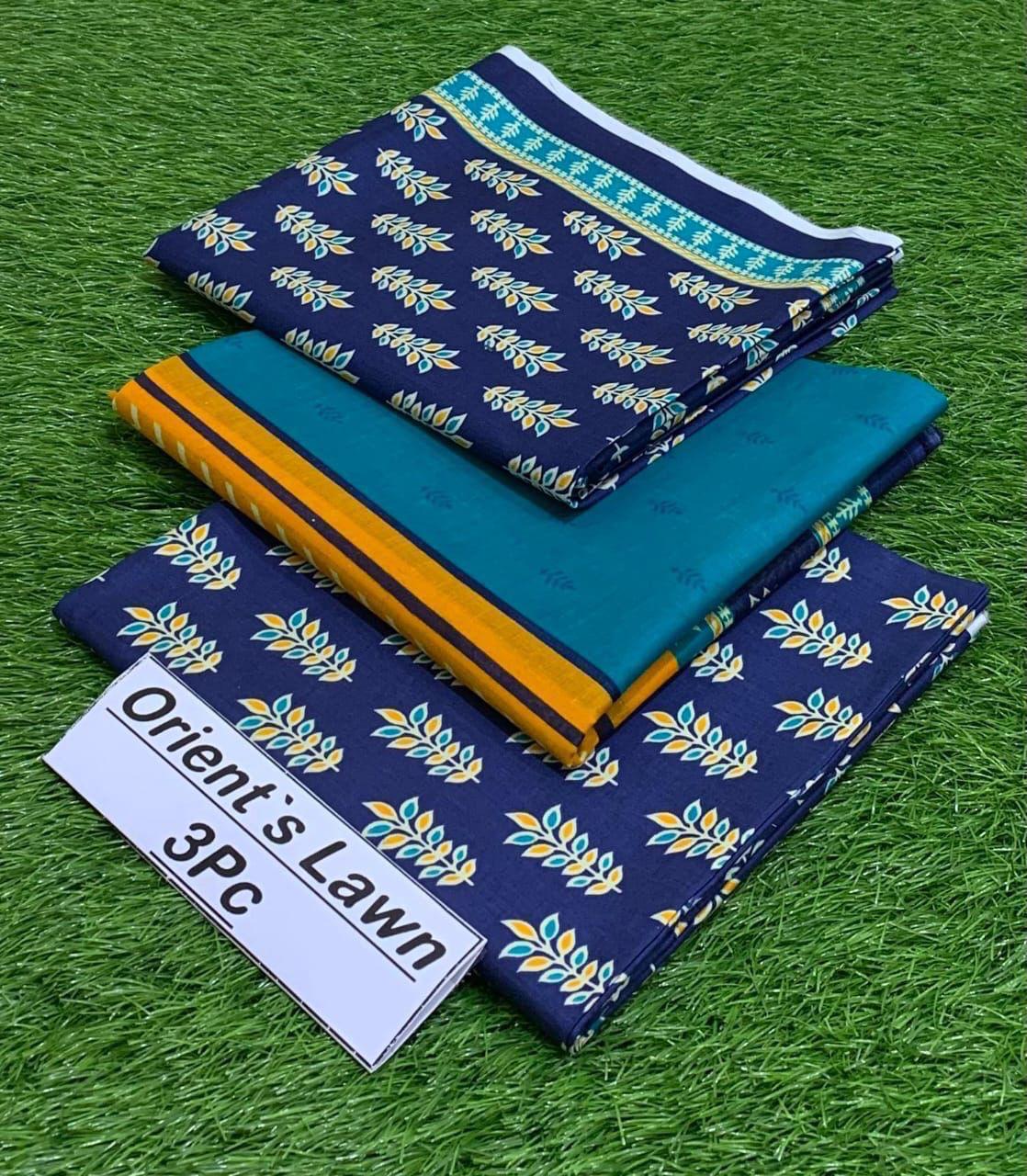 3Pc Printed Lawn