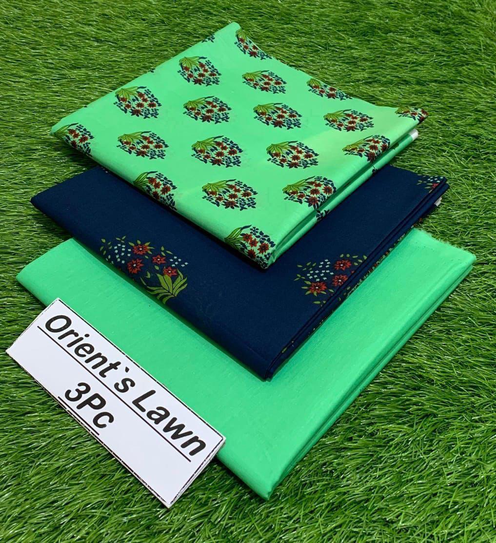 3Pc Printed Lawn