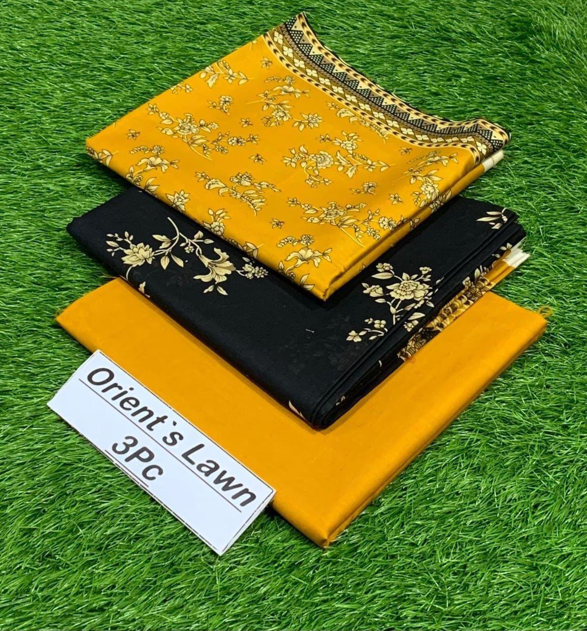 3Pc Printed Lawn