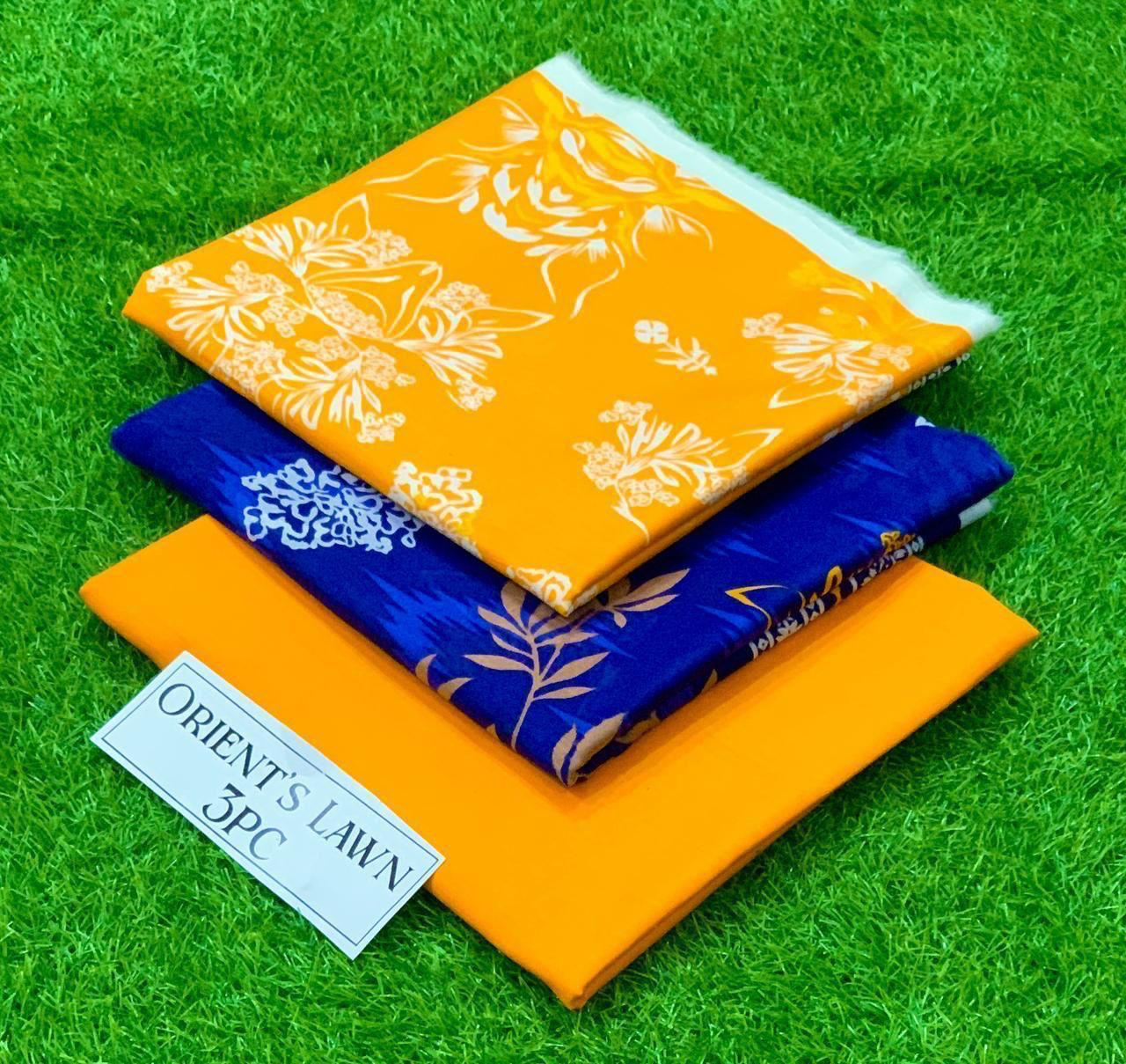 3Pc Printed Lawn