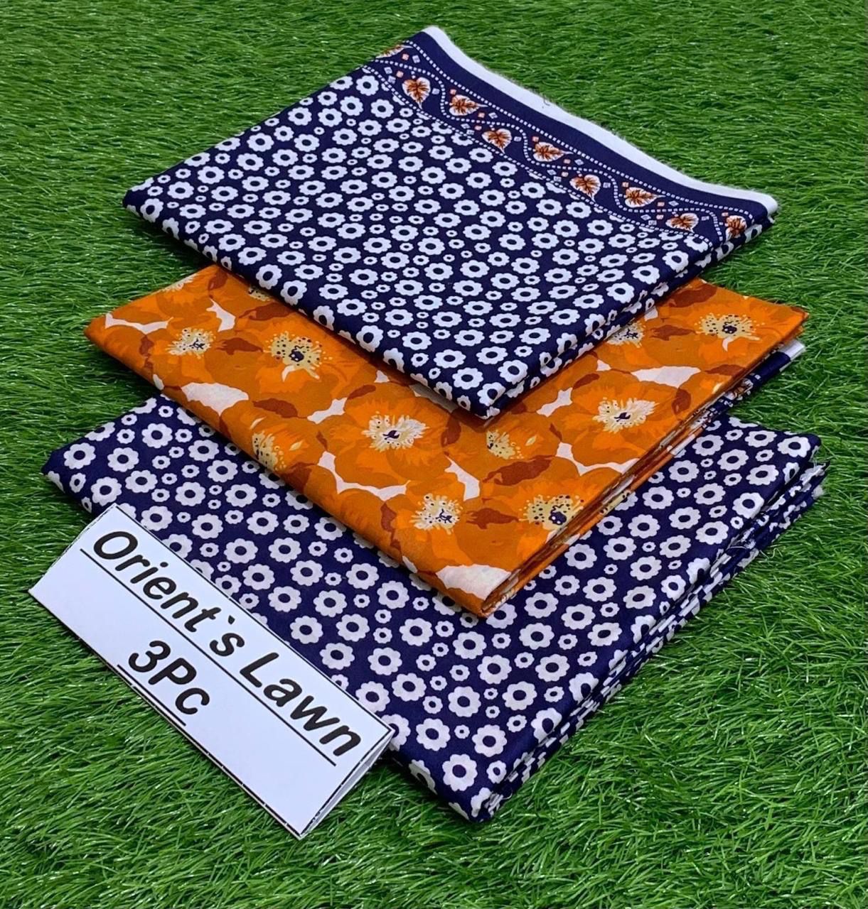 3Pc Printed Lawn