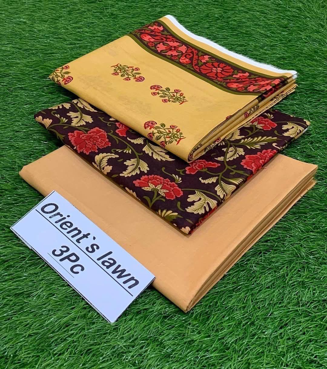 3Pc Printed Lawn