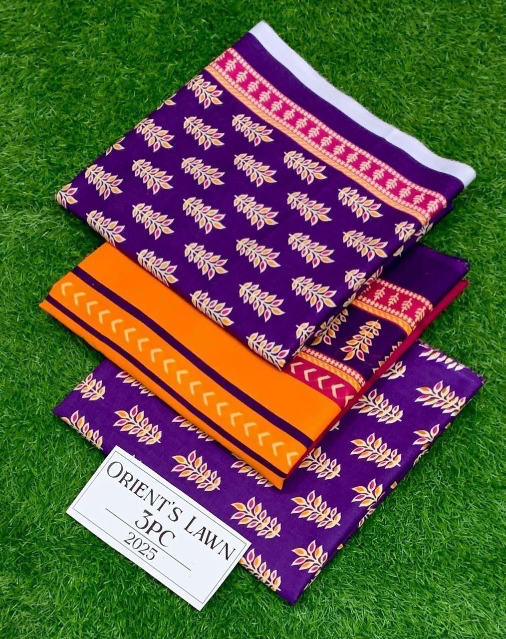 3Pc Printed Lawn