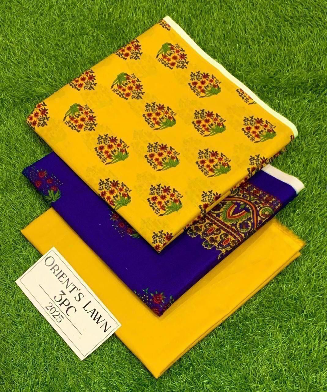 3Pc Printed Lawn