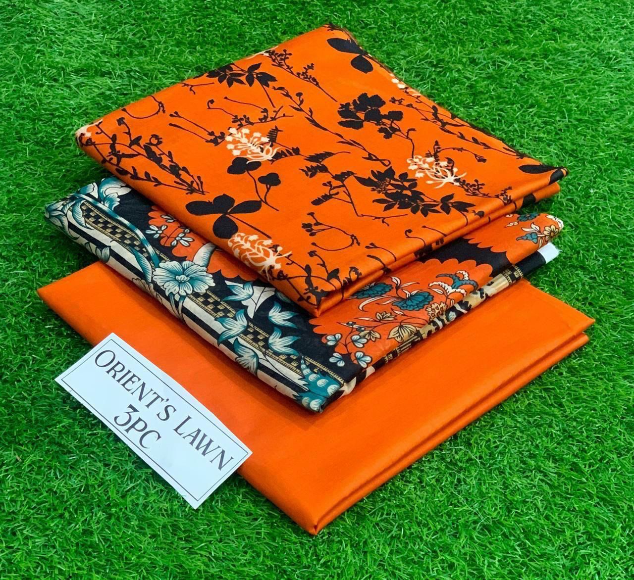 3Pc Printed Lawn