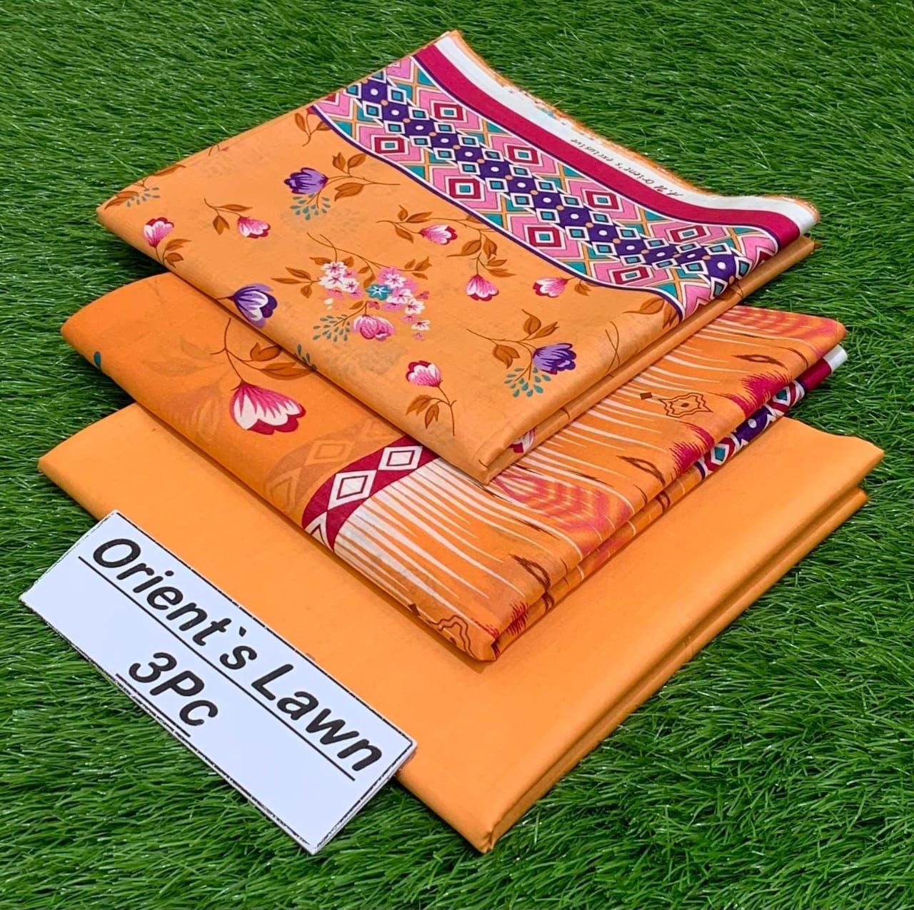 3Pc Printed Lawn