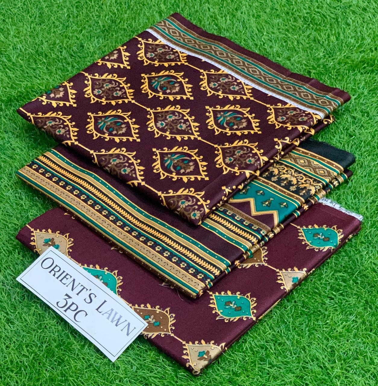 3Pc Printed Lawn
