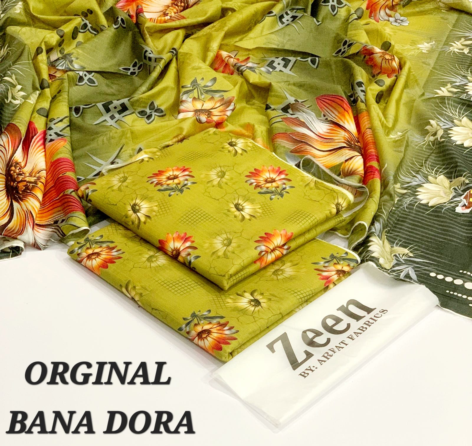 3pc Printed Lawn