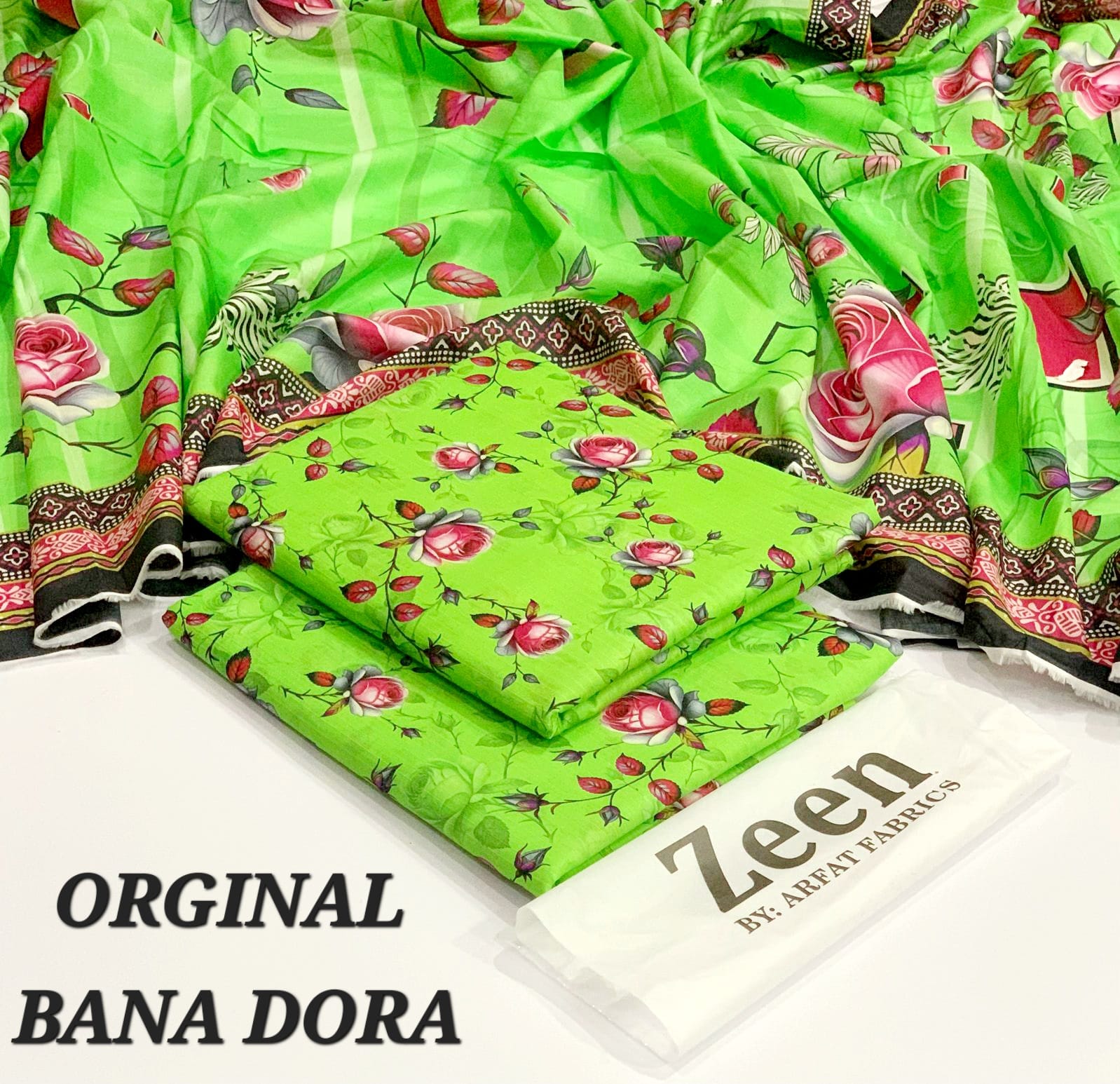 3pc Printed Lawn