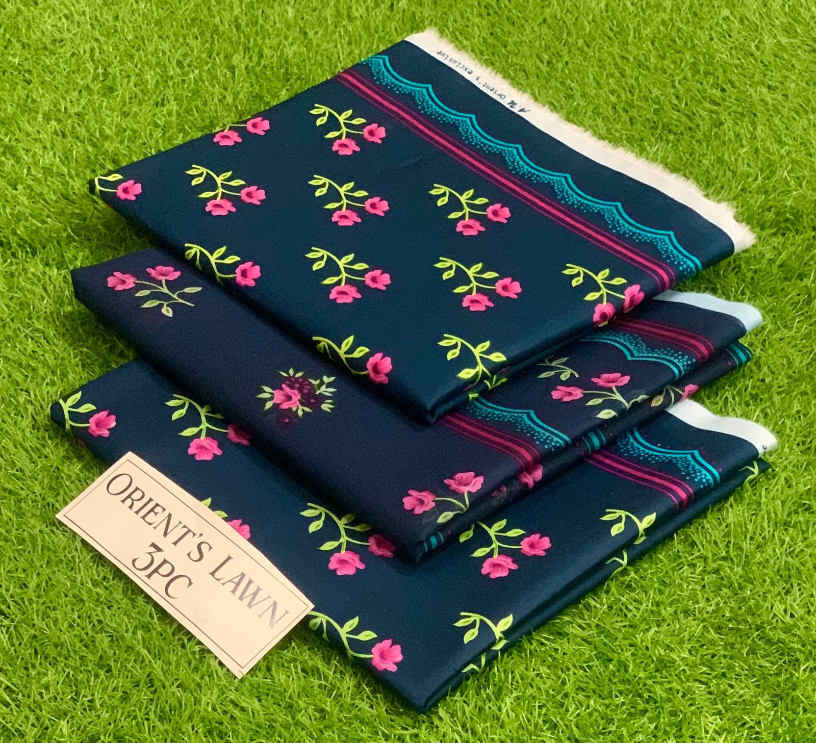 3Pc Printed Lawn