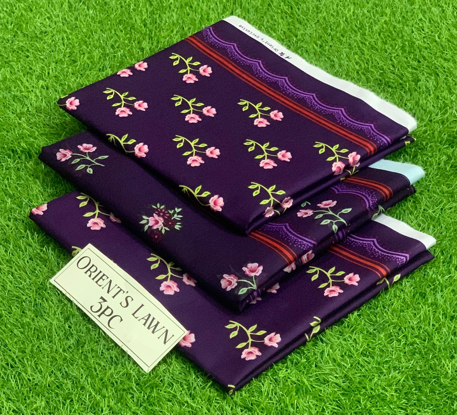 3Pc Printed Lawn