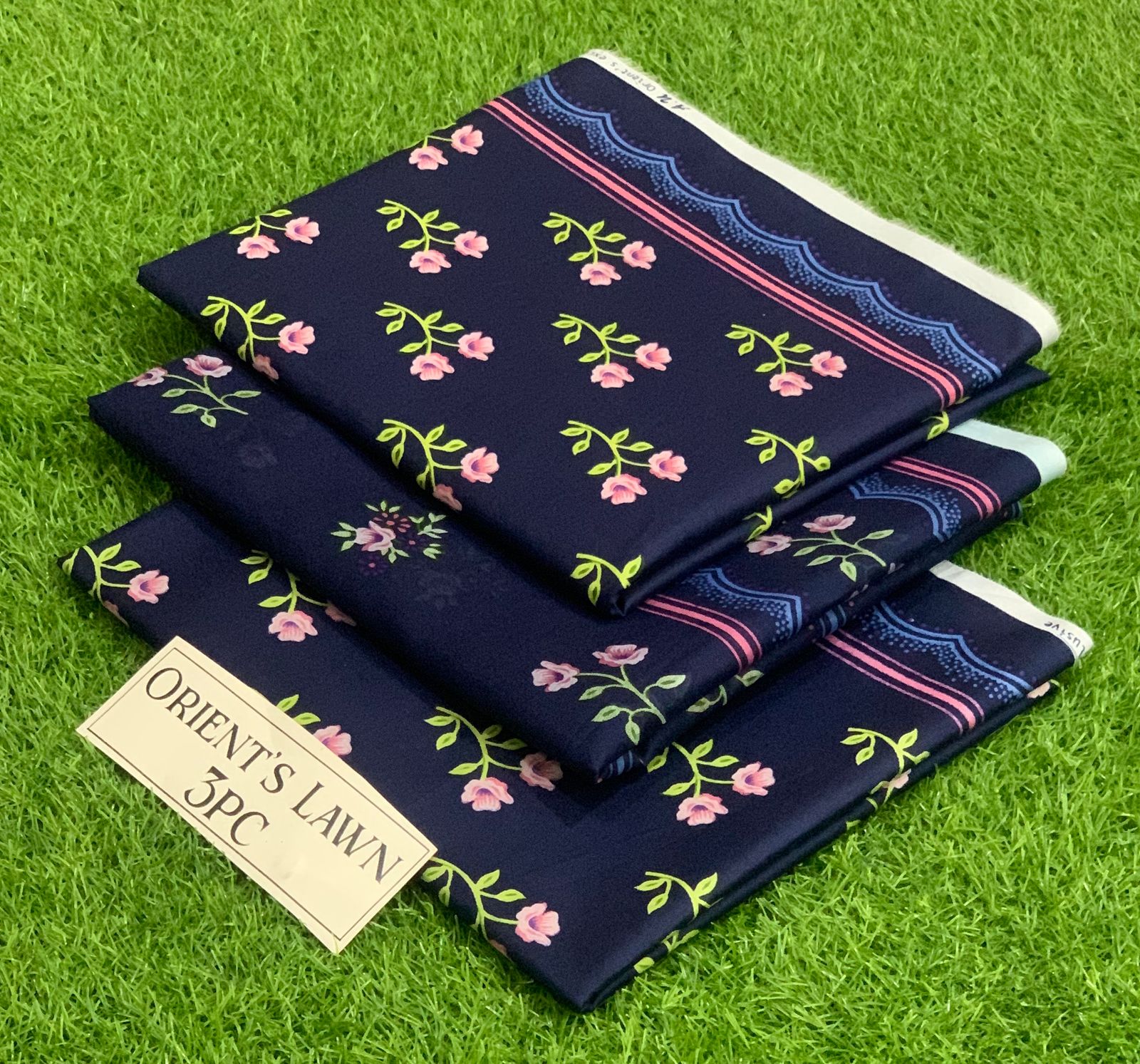 3Pc Printed Lawn