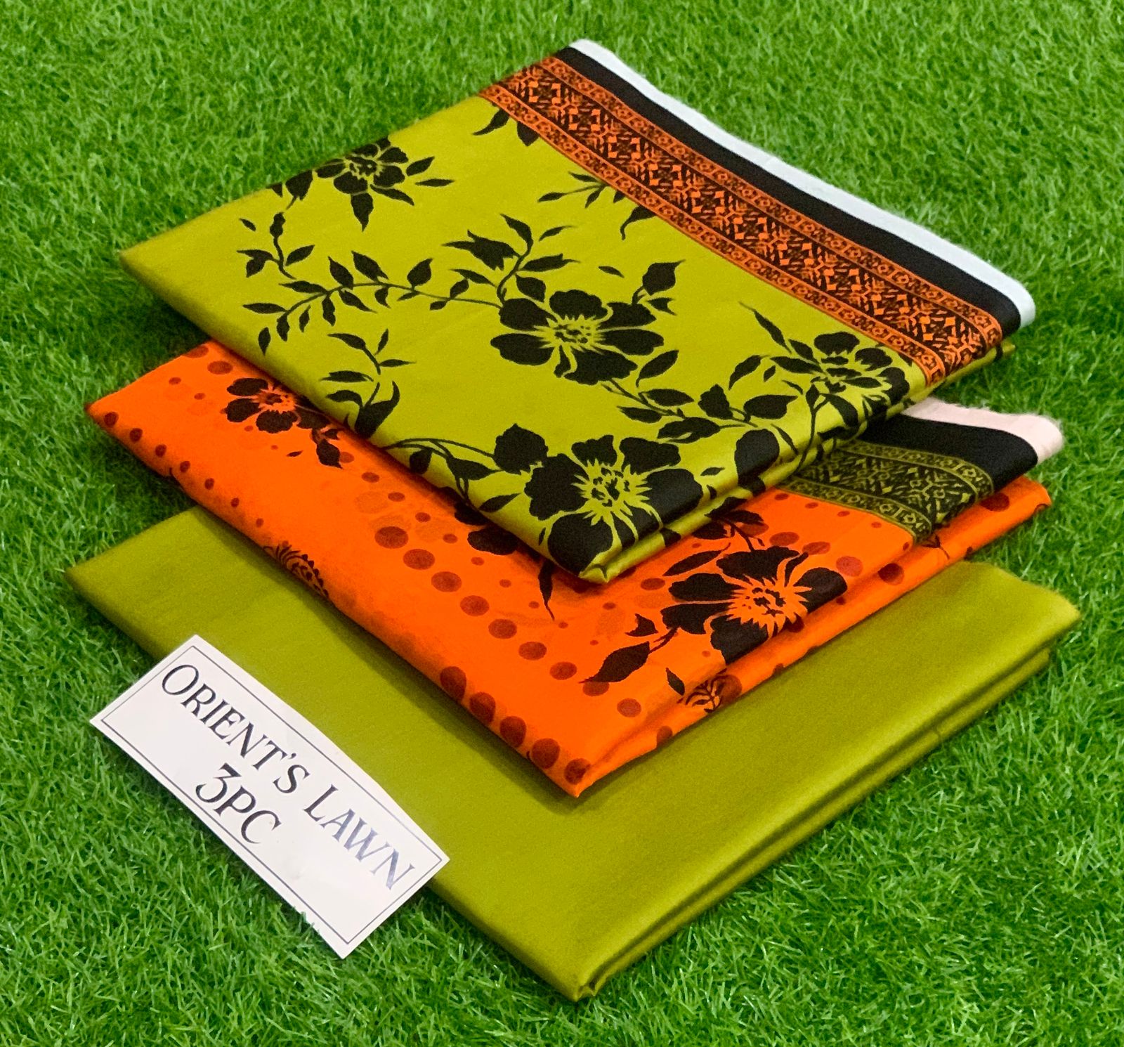 3Pc Printed Lawn