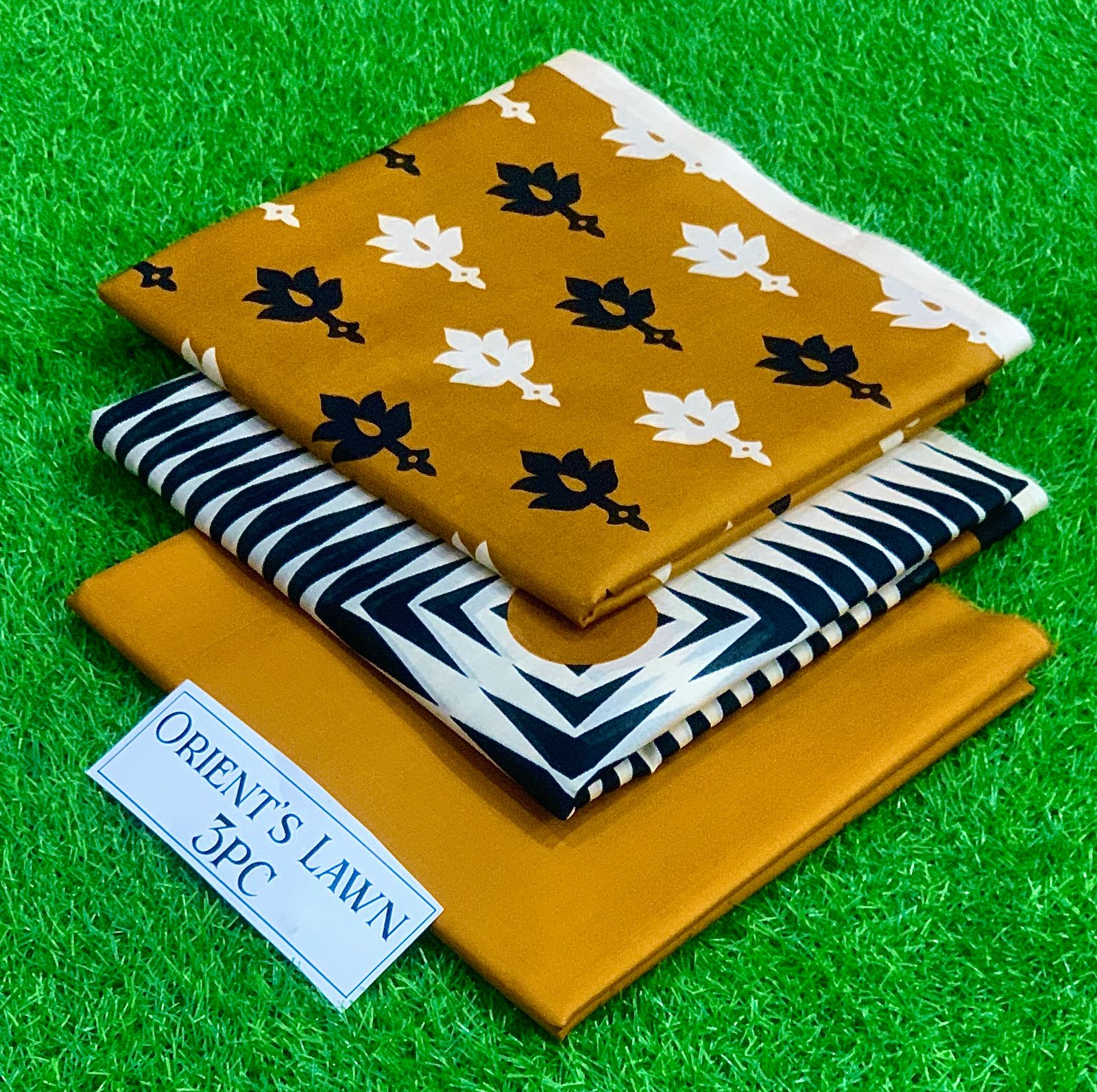 3Pc Printed Lawn