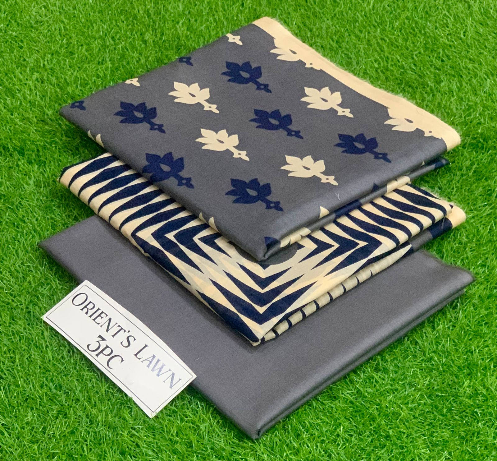 3Pc Printed Lawn
