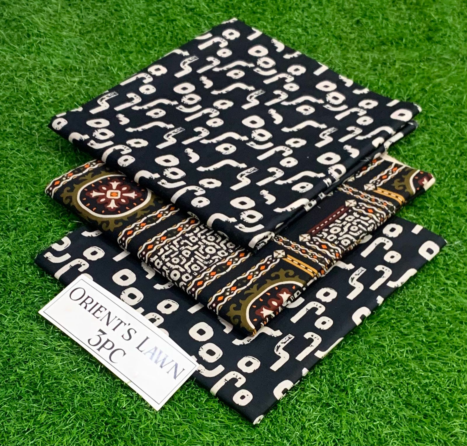 3Pc Printed Lawn