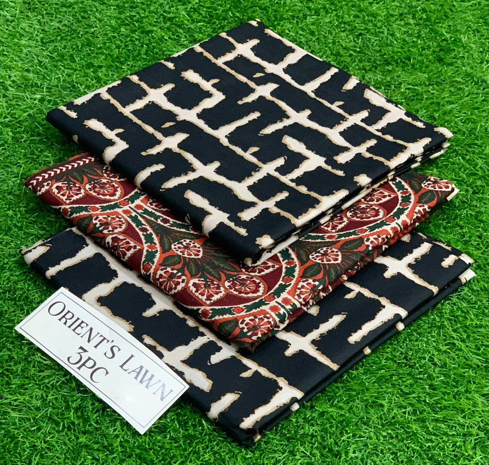 3Pc Printed Lawn