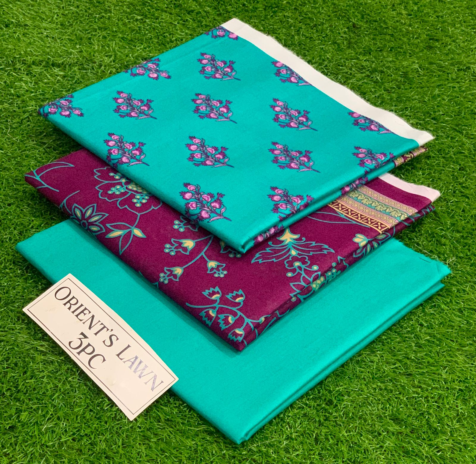 3Pc Printed Lawn