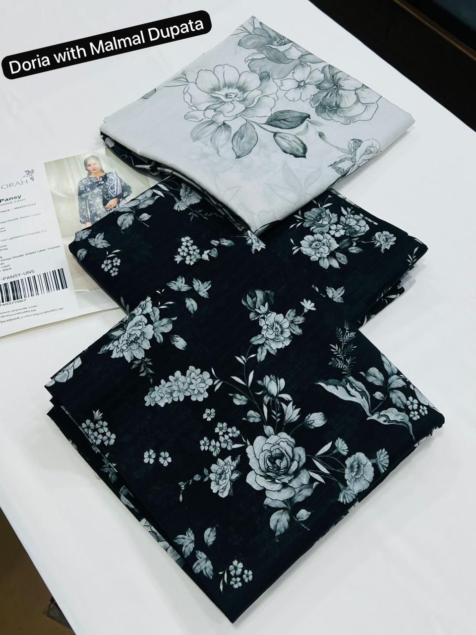 3pc Allover Printed Lawn Suit