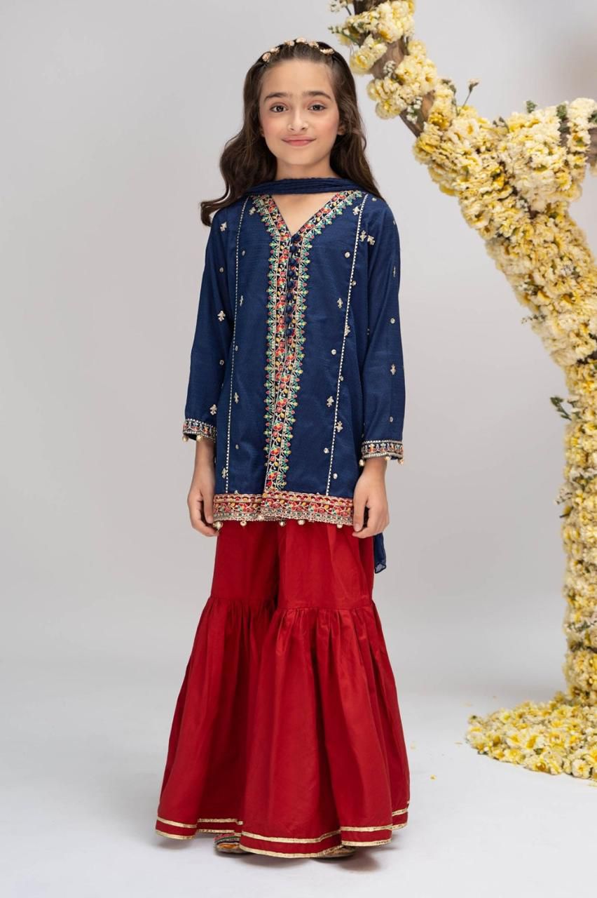 2Pc Embroidered Maria B