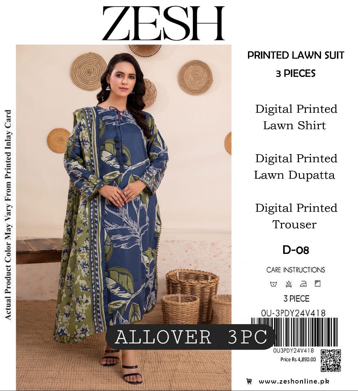 Printed lawn allover Lawn