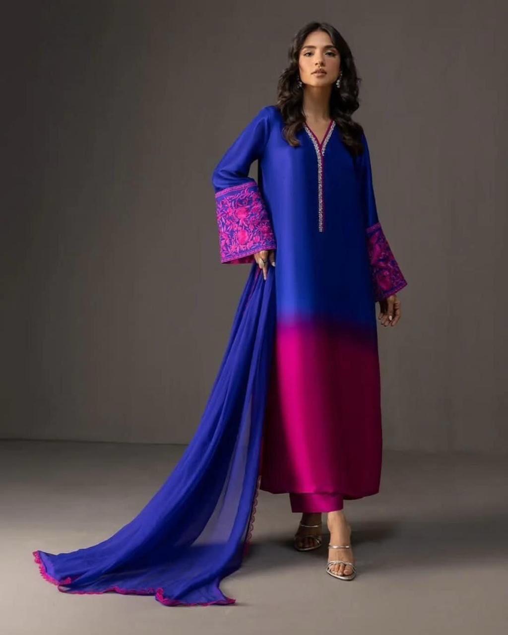 3 PC Silk Suit