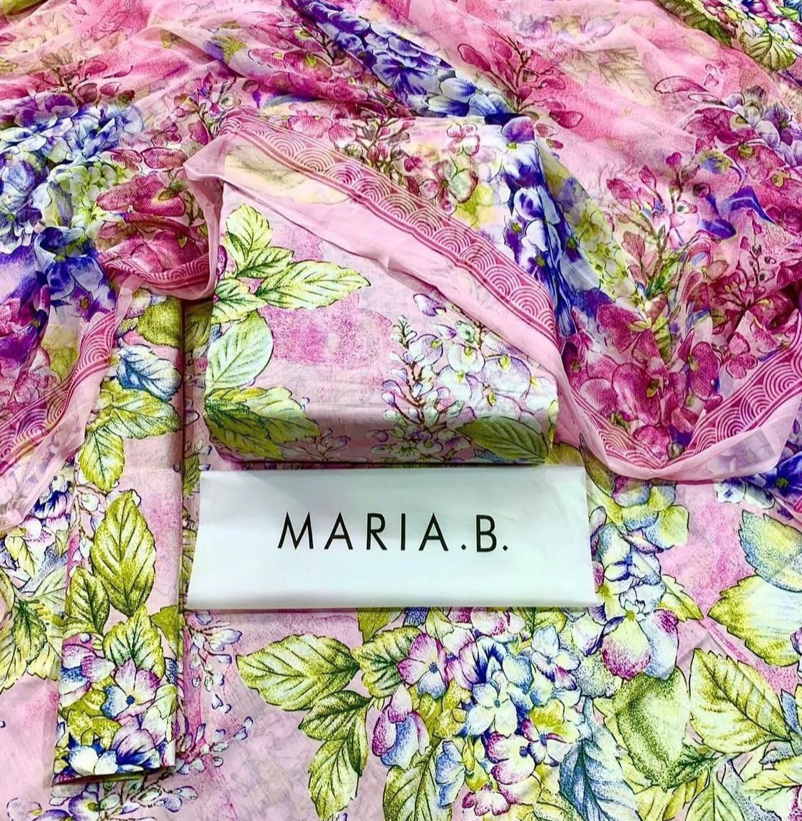 MARIA.B Shafoon Dupatta 3pc Lawn