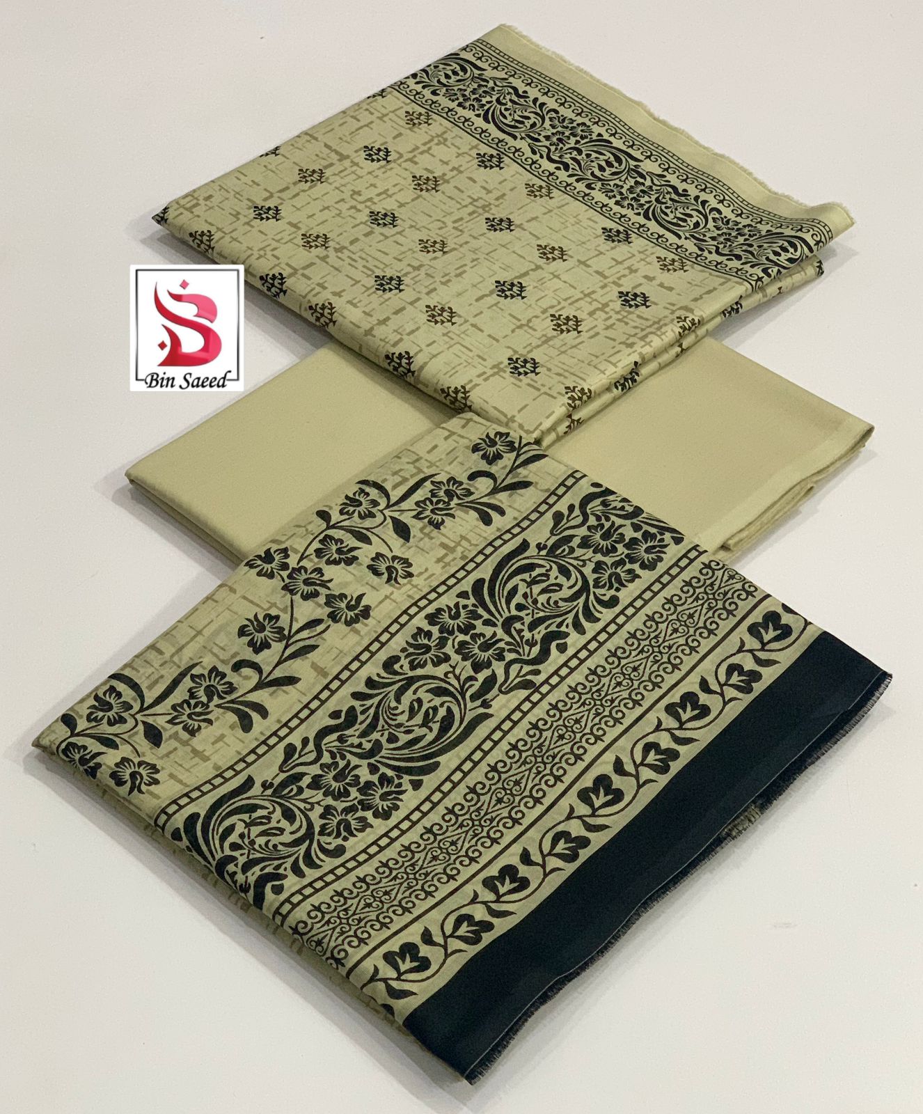 3 Pieces with Lawn Dupatta