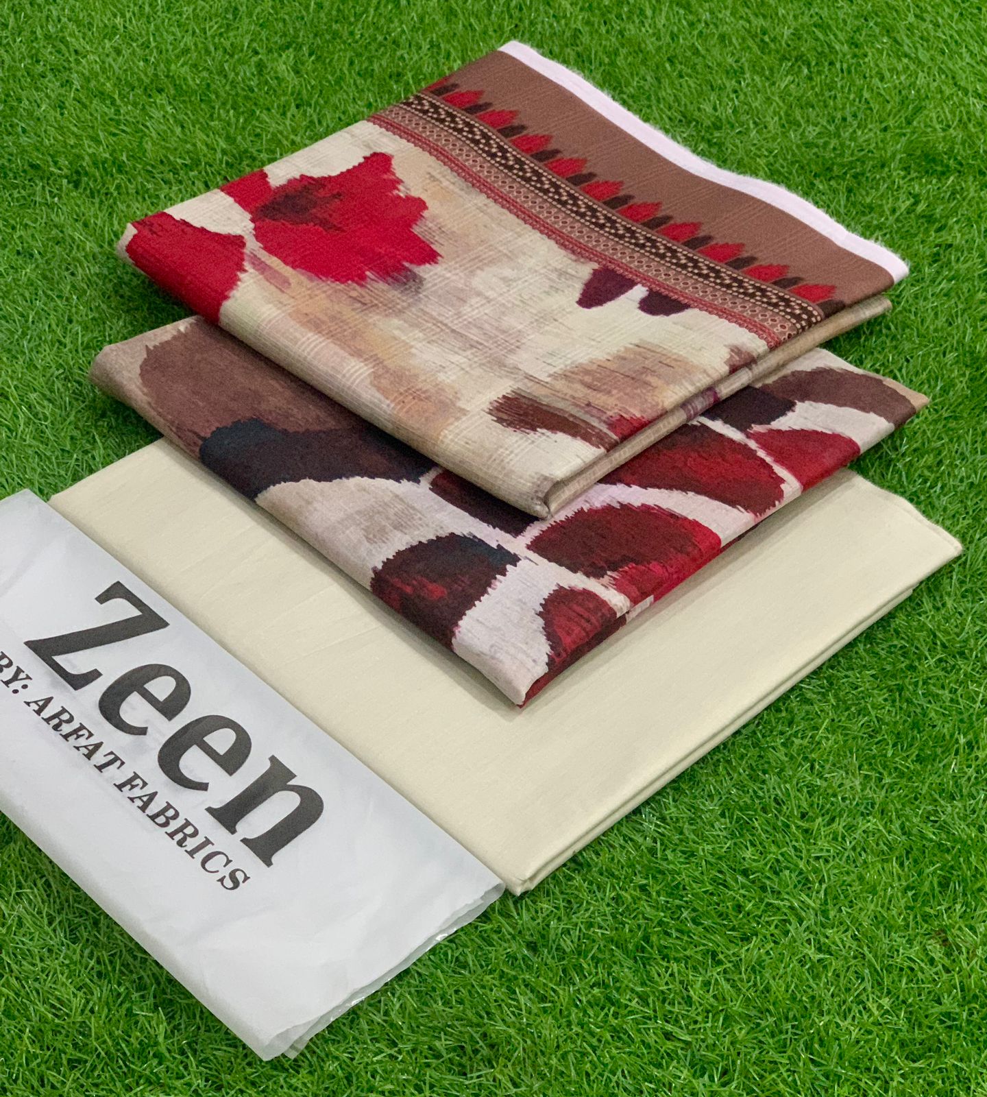 ZEEN 3-Piece Printed Lawn