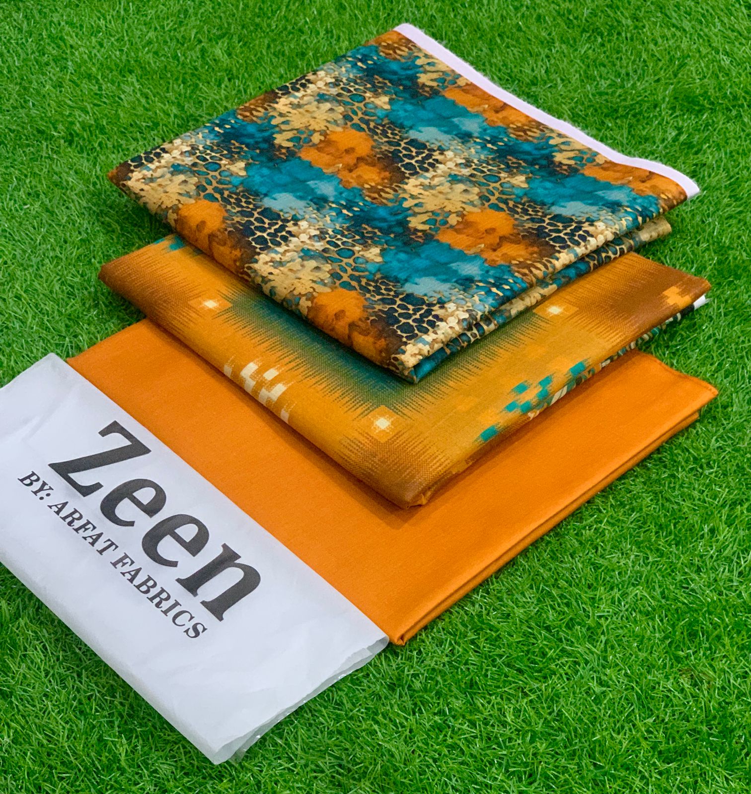 ZEEN 3-Piece Printed Lawn