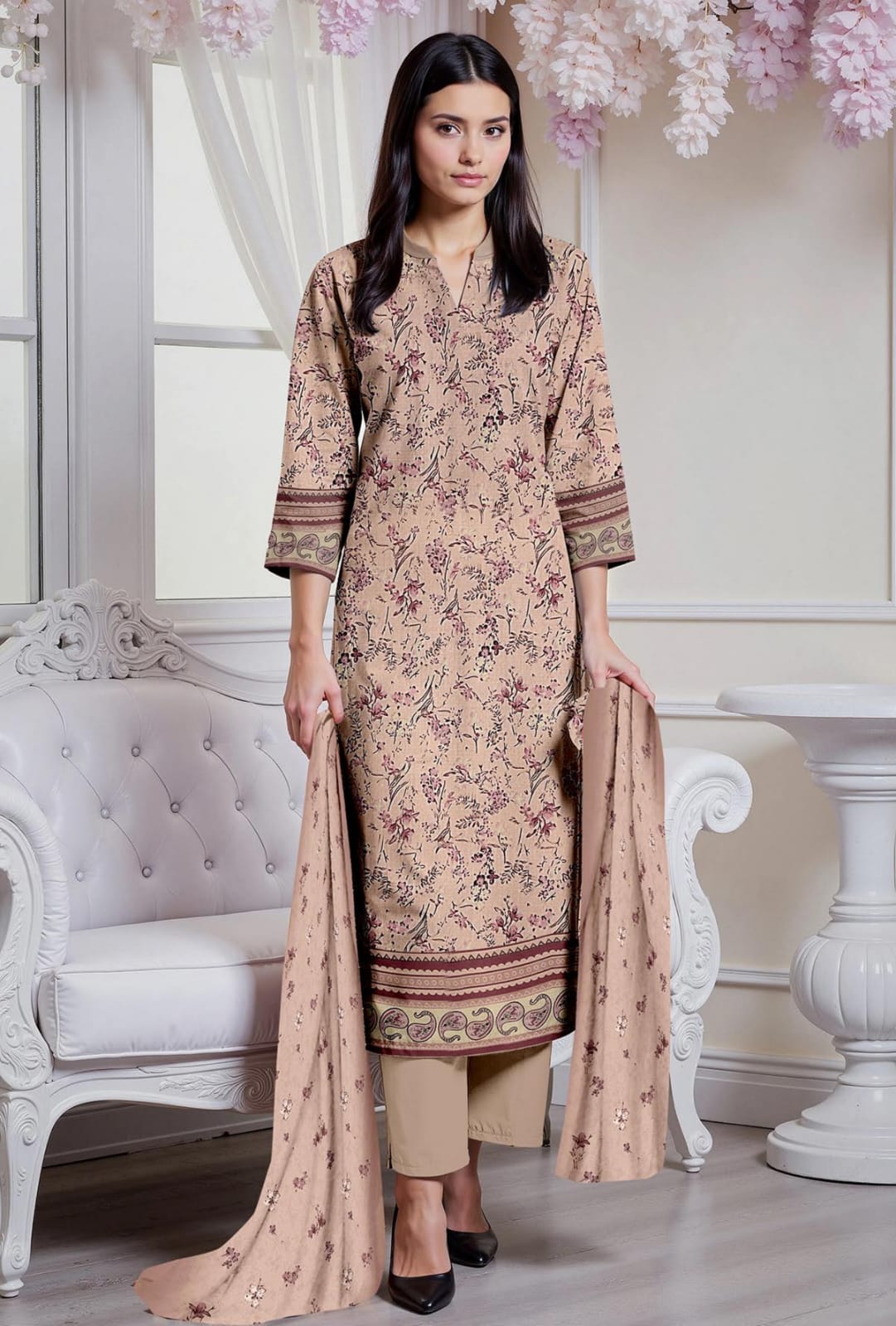 3 Pc Lawn Mother Collection