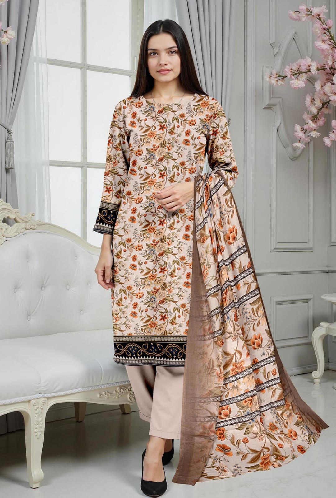 3 Pc Lawn Mother Collection