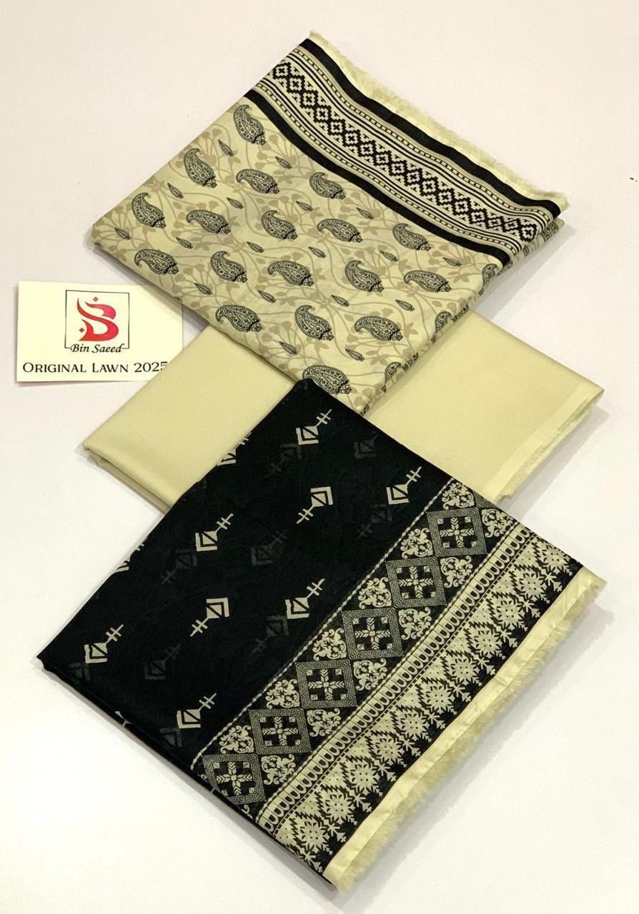 3 Pieces with Lawn Dupatta