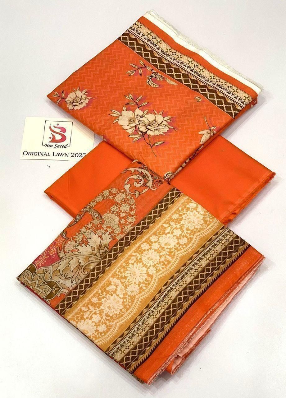 3 Pieces with Lawn Dupatta