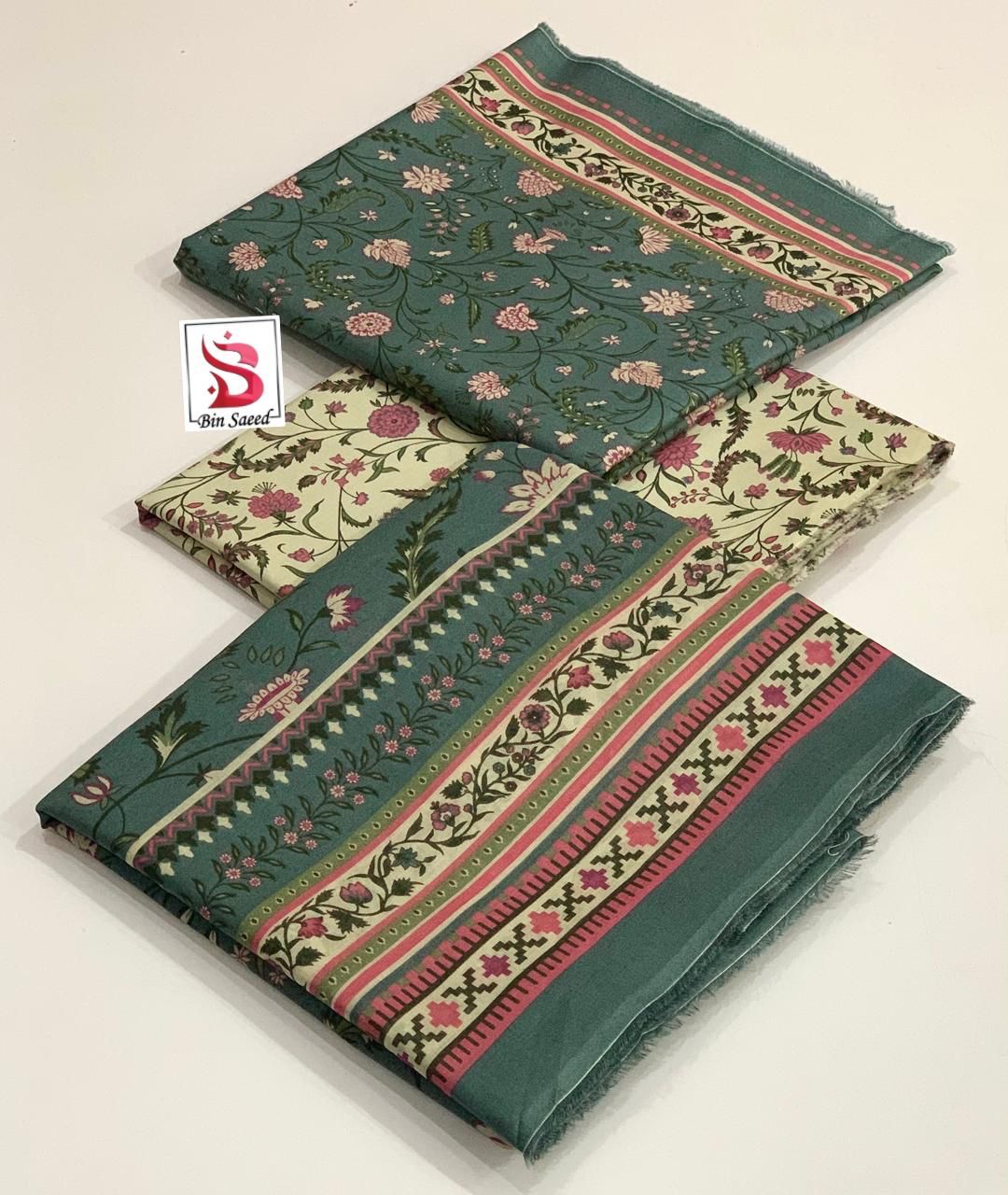 3 Pieces with Lawn Dupatta