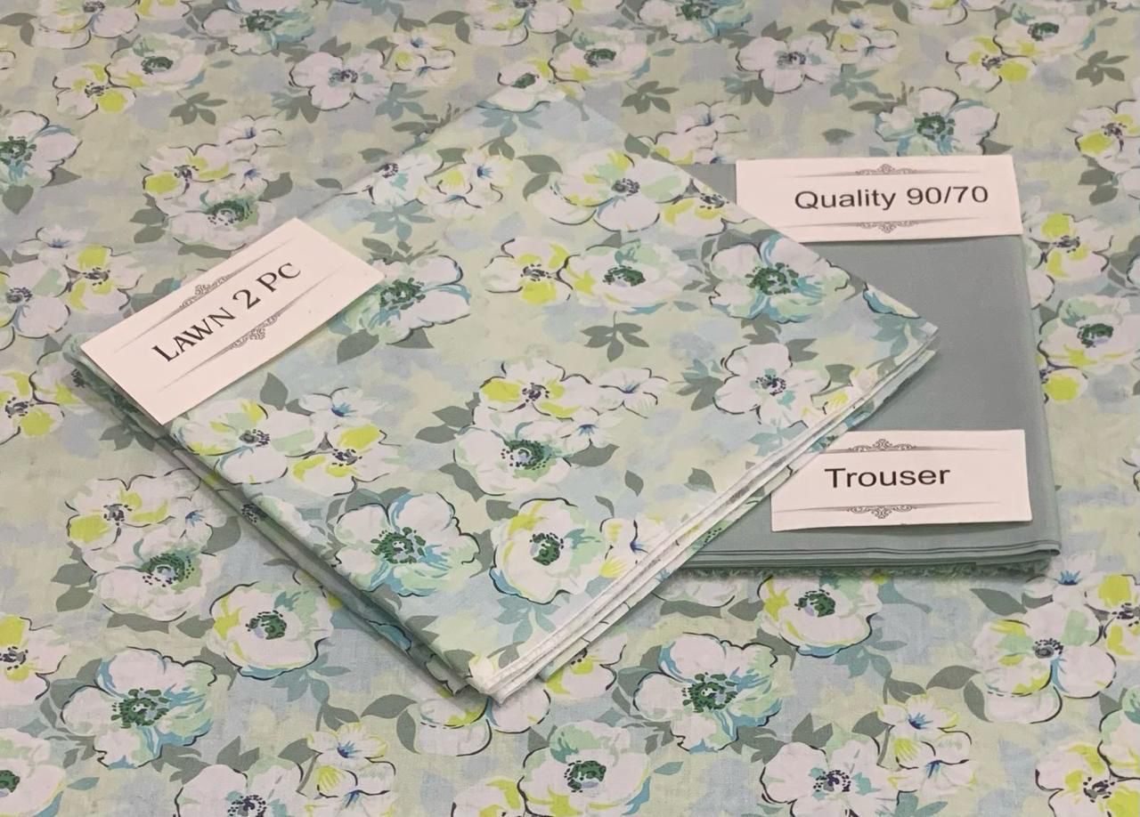 Digital Print 2 Pcs Lawn