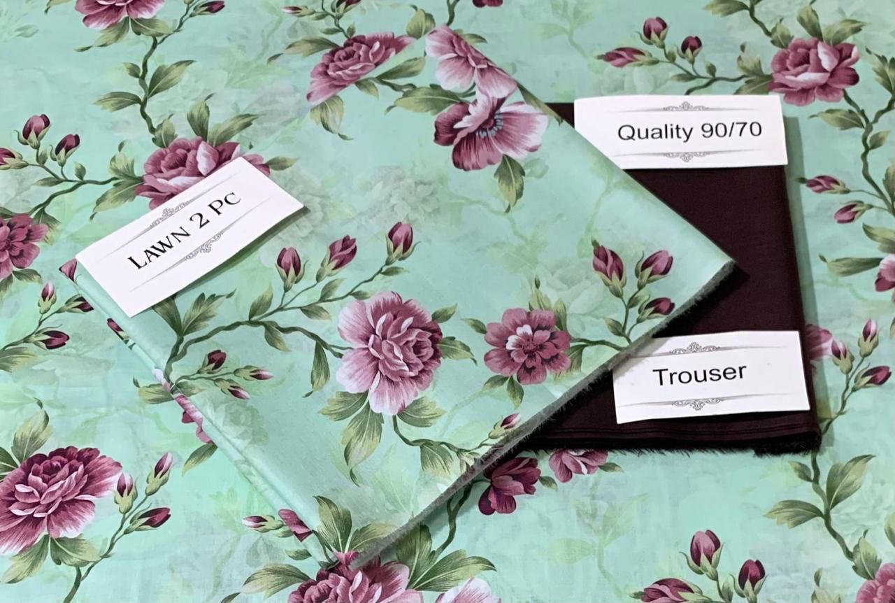 Digital Print 2 Pcs Lawn