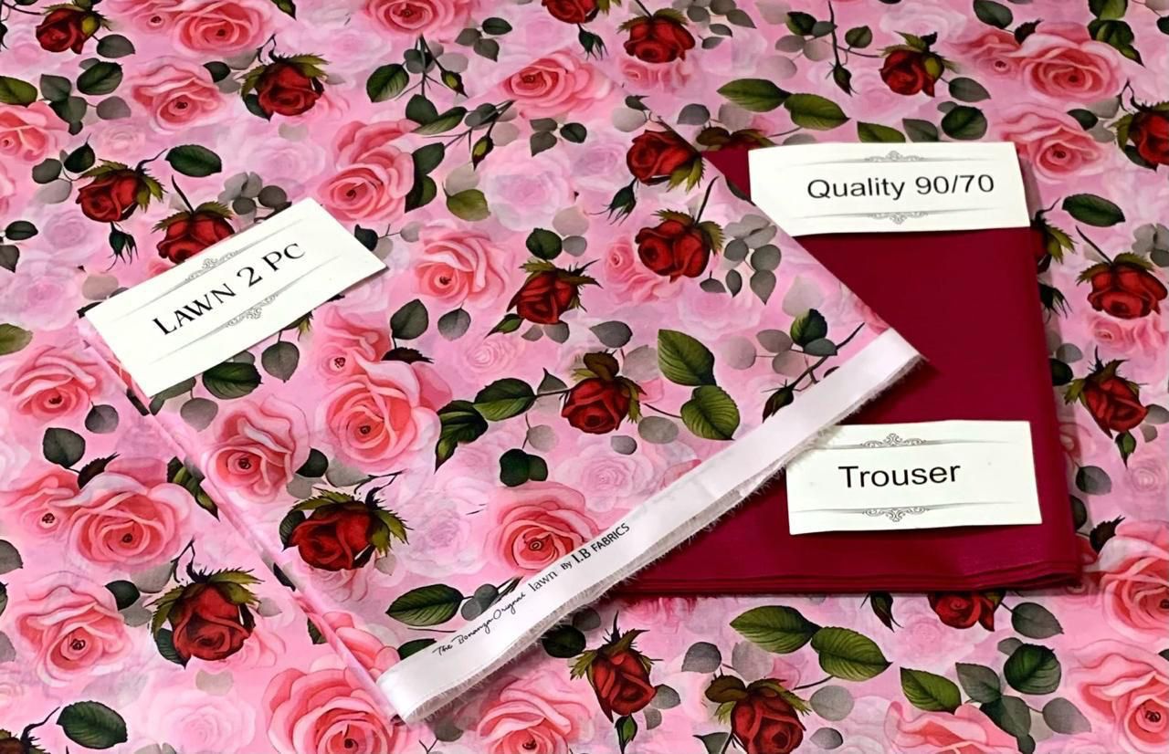 Digital Print 2 Pcs Lawn