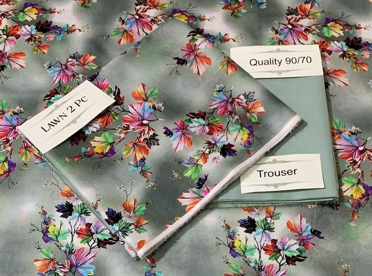 Digital Print 2 Pcs Lawn