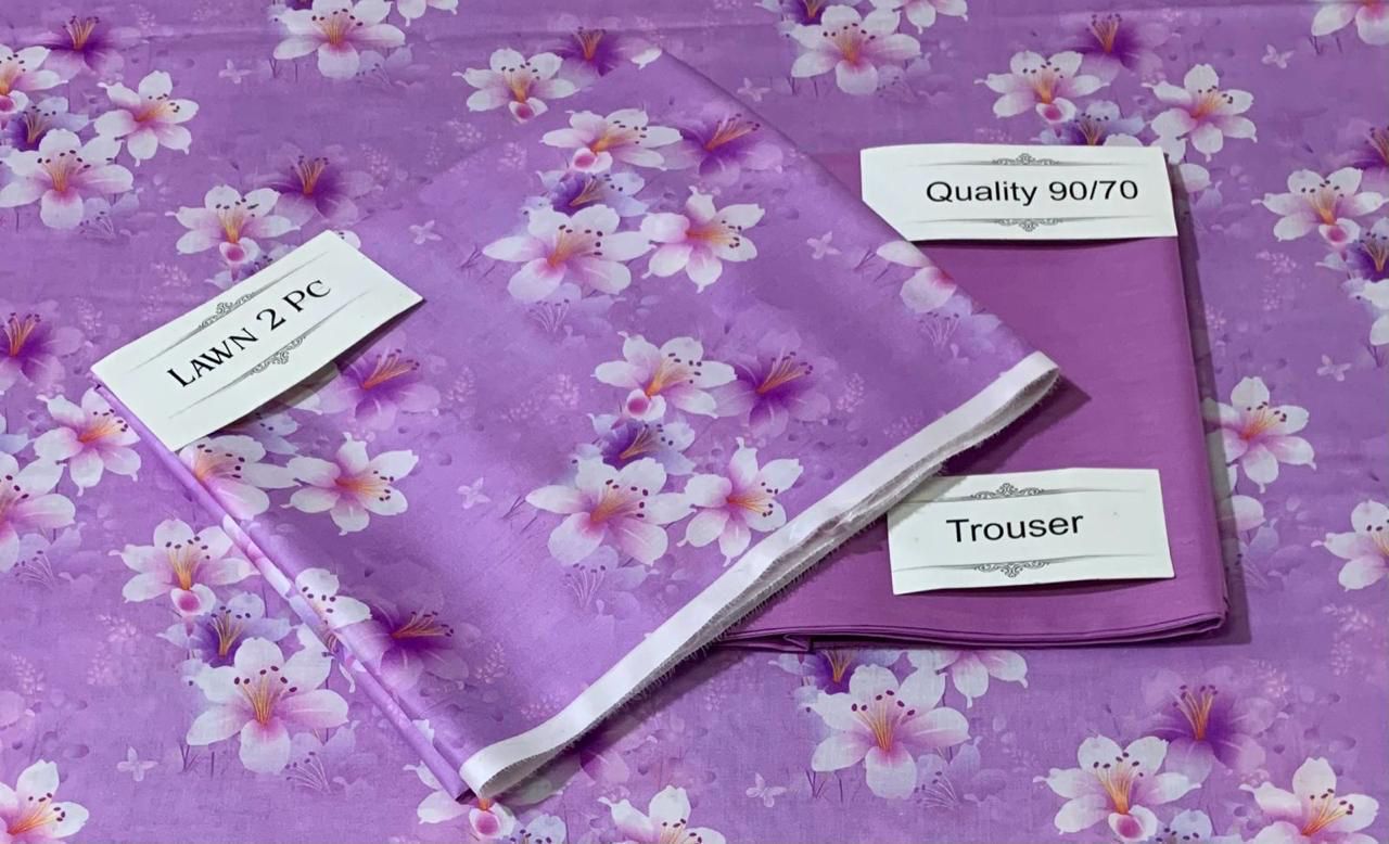 Digital Print 2 Pcs Lawn