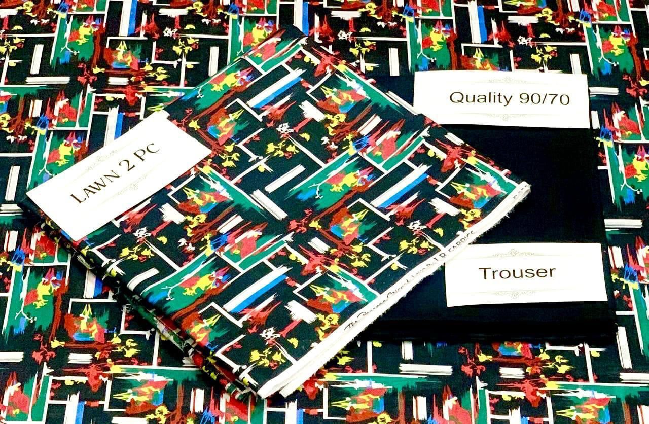 Digital Print 2 Pcs Lawn