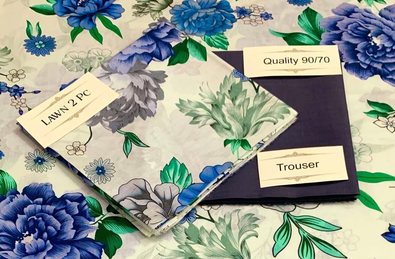 Digital Print 2 Pcs Lawn