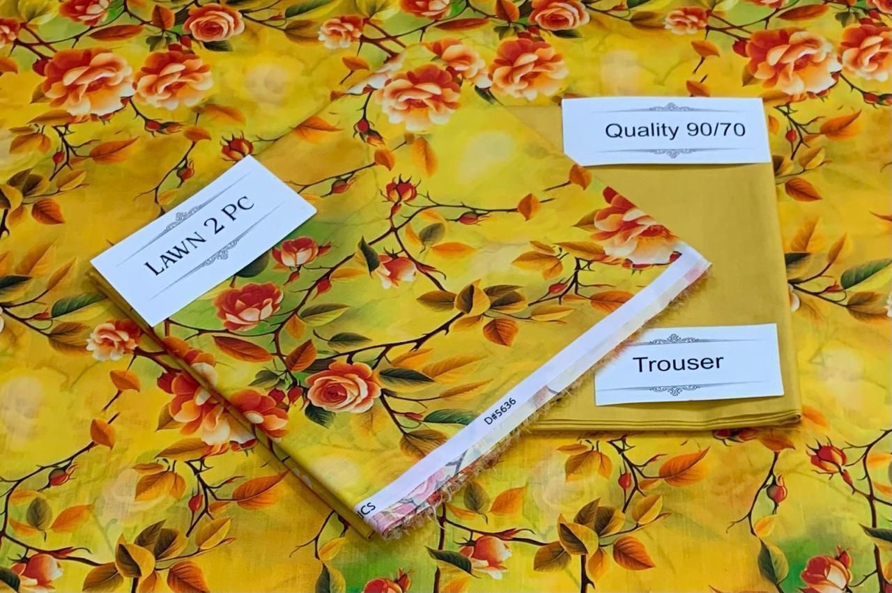 Digital Print 2 Pcs Lawn